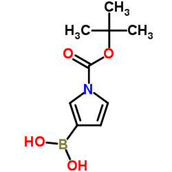 (1-(TERT-BUTOXYCARBONYL)-1H-PYRROL-3-YL)BORONIC ACID Structure
