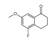 5-Fluoro-7-Methoxy-3,4-Dihydronaphthalen-1(2H)-One Structure