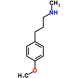 3-(4-Methoxyphenyl)-N-methyl-1-propanamine结构式