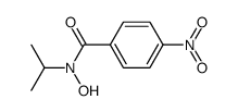 N-isopropyl-4-nitrobenzohydroxamic acid结构式