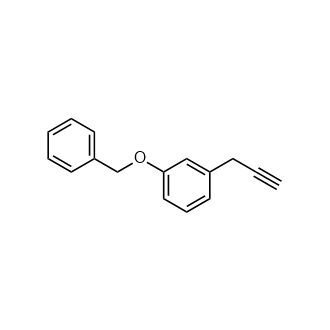 1-(Benzyloxy)-3-(prop-2-yn-1-yl)benzene Structure