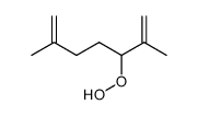 3-hydroperoxy-2,6-dimethylhepta-1,6-diene结构式