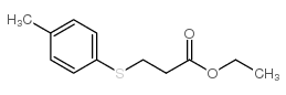 3-苯硫醚基-丙酸乙酯结构式