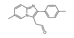 (6-methyl-2-p-tolyl-imidazo[1,2-a]pyridin-3-yl)-acetaldehyde Structure