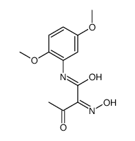 N-(2,5-DIMETHOXY-PHENYL)-2-HYDROXYIMINO-3-OXO-BUTYRAMIDE结构式