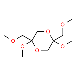 p-Dioxane,2,5-dimethoxy-2,5-bis(methoxymethyl)- (3CI)结构式