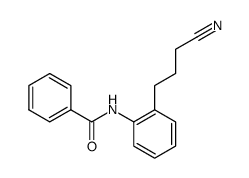 benzoic acid-[2-(3-cyano-propyl)-anilide]结构式