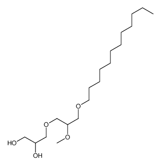 3-(3-dodecoxy-2-methoxypropoxy)propane-1,2-diol结构式