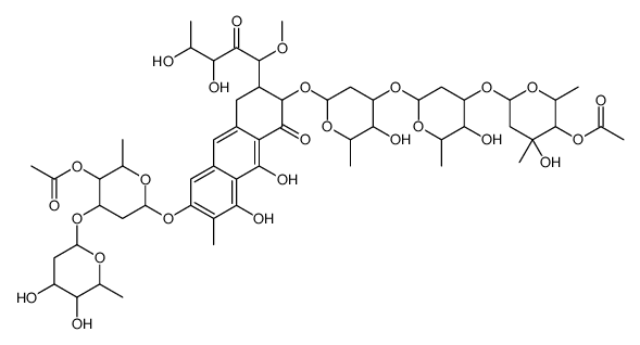 demethylchromomycin A3结构式