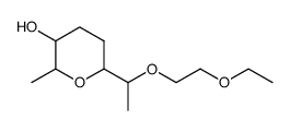 2-(1-(2-ethoxyethoxy)ethyl)-5-hydroxy-tetrahydro-6-methyl-2H-pyran Structure