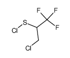 α-Trifluoromethyl-β-chloroethylsulfenyl chloride Structure