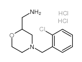 C-[4-(3-氯-苄基)-吗啉-2-基]-甲胺双盐酸盐结构式