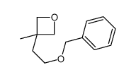 3-methyl-3-(2-phenylmethoxyethyl)oxetane结构式