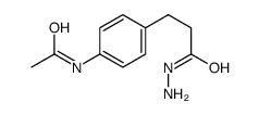 N-[4-(3-hydrazinyl-3-oxopropyl)phenyl]acetamide结构式