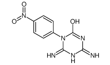 4,6-diamino-1-(4-nitrophenyl)-1,3,5-triazin-2-one Structure