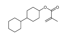 (4-cyclohexylcyclohexyl) 2-methylprop-2-enoate结构式