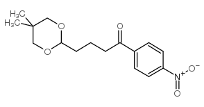 4-(5,5-DIMETHYL-1,3-DIOXAN-2-YL)-4'-NITROBUTYROPHENONE结构式