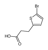 3-(5-溴噻吩-2-基)丙酸结构式