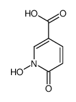 6-羟基-3-吡啶羧酸 1-氧化物结构式