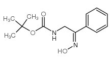 (2-羟基亚氨基-2-苯基乙基)-氨基甲酸叔丁酯结构式