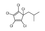 1,2,3,4,5-PENTACHLORO-5-ISOBUTYLCYCLOPENTADIENE结构式