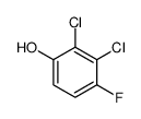 Phenol, 2,3-dichloro-4-fluoro Structure