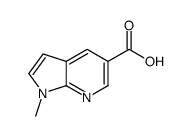 1-甲基-1H-吡咯并[2,3-B]吡啶-5-羧酸结构式