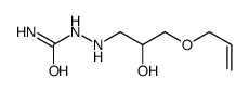 1-[3-(allyloxy)-2-hydroxypropyl]semicarbazide结构式