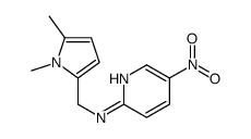 N-[(1,5-dimethyl-1H-pyrrol-2-yl)methyl]-5-nitropyridin-2-amine结构式