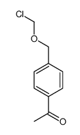 1-[4-(chloromethoxymethyl)phenyl]ethanone结构式