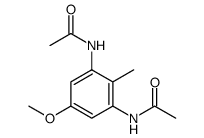 Acetamide, N,N'-(5-methoxy-2-methyl-1,3-phenylene)bis结构式