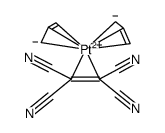 bis(η3-allyl)(tetracyanoethylene)platinum Structure