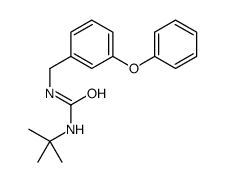 1-tert-butyl-3-[(3-phenoxyphenyl)methyl]urea结构式