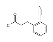 3-(2-cyano-phenyl)-propionyl chloride Structure