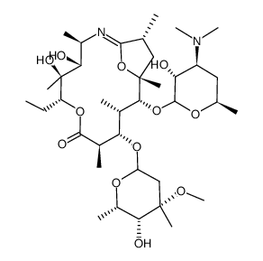 红霉素A6,9-亚氨基醚结构式