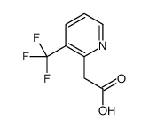 (3-Trifluoromethyl-pyridin-2-yl)-acetic acid Structure