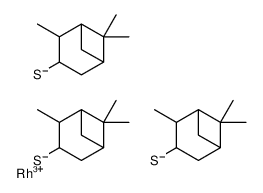 rhodium(3+) 2,6,6-trimethylbicyclo[3.1.1]heptane-3-thiolate picture