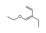3-(ethoxymethylidene)pent-1-ene结构式