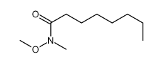 N-甲氧基-N-甲基辛酰胺结构式