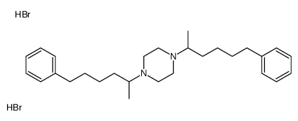 1,4-bis(6-phenylhexan-2-yl)piperazine,dihydrobromide Structure