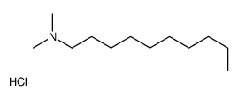 N,N-dimethyldecan-1-amine,hydrochloride结构式