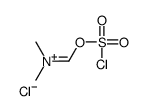 chlorosulfonyloxymethylidene(dimethyl)azanium,chloride结构式