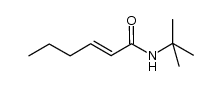 (E)-N-tert-butylhex-3-enamide结构式
