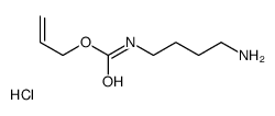 N-烯丙氧羰基-1,4-丁二胺 盐酸盐结构式