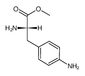 methyl 4-amino-L-phenylalaninate Structure