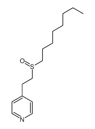 4-(2-octylsulfinylethyl)pyridine Structure