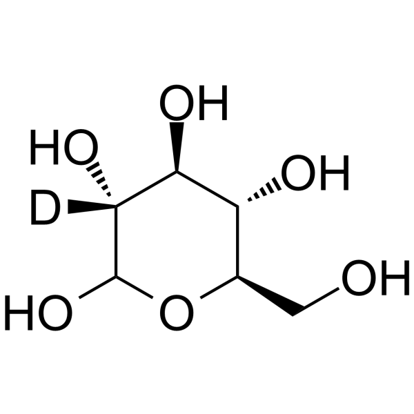 D-Glucose-d1-3 Structure