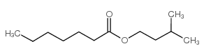 庚酸-3-甲丁酯结构式