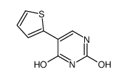 5-thiophen-2-yl-1H-pyrimidine-2,4-dione结构式