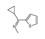 1-cyclopropyl-N-methyl-1-thiophen-2-ylmethanimine结构式